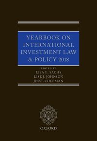 Produktbild: Yearbook on International Investment Law & Policy 2018
