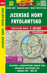 Produktbild: Wanderkarte Tschechien Jizerske hory, Frydlantsko 1 : 40 00