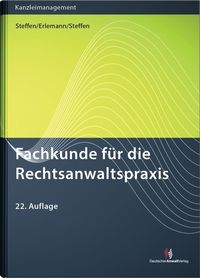 Bild vom Artikel Erlemann, E: Fachkunde für die Rechtsanwaltspraxis vom Autor Elmar Erlemann