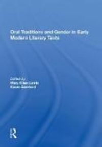 Produktbild: Lamb, M: Oral Traditions and Gender in Early Modern Literary