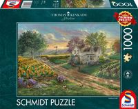 Bild vom Artikel Schmidt 58779 - Thomas Kinkade, Sonnenblumenfelder, Puzzle, 1000 Teile vom Autor 