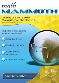 Produktbild: Math Mammoth Grade 2 Tests and Cumulative Revisions, International Version