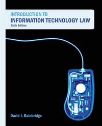 Produktbild: Introduction to Information Technology Law