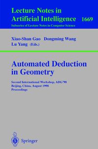 Produktbild: Automated Deduction in Geometry