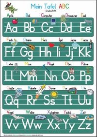 Produktbild: Mein Tafel-ABC in Druckschrift