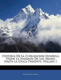 Produktbild: De Tapia, E: Spa-Historia De La Civilizacio