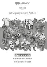 Produktbild: italiano - Schwiizerd&uuml;tsch mit Artikeln, dizionario illustrato, BW