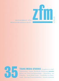 Produktbild: Zeitschrift f&uuml;r Medienwissenschaft 35
