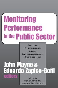 Produktbild: Monitoring Performance in the Public Sector