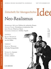 Produktbild: Zeitschrift für Ideengeschichte Heft VII/2 Sommer 2013