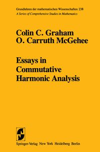 Produktbild: Essays in Commutative Harmonic Analysis