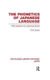 Produktbild: The Phonetics of Japanese Language