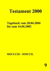 Produktbild: Testament 2000 Band 9