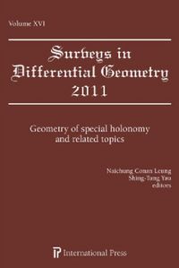 Produktbild: Surveys in Differential Geometry, Vol. 16 (2011)