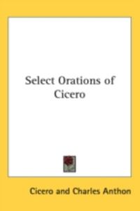 Produktbild: Select Orations of Cicero
