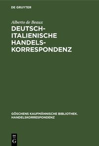 Produktbild: Deutsch-Italienische Handelskorrespondenz