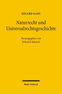 Produktbild: Naturrecht und Universalrechtsgeschichte