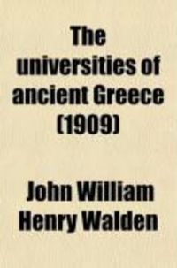 Produktbild: The Universities of Ancient Greece