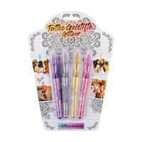 Produktbild: TRENDHAUS&reg; Tattoo Gelschreiber Glitzer
