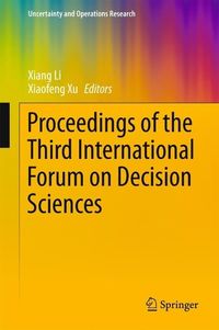 Produktbild: Proceedings of the Third International Forum on Decision Sciences