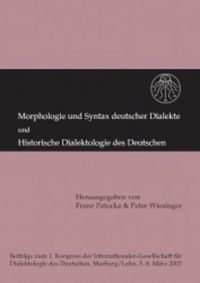 Produktbild: Morphologie und Syntax deutscher Dialekte und Historische Dialektologie des Deutschen