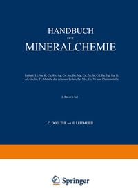 Produktbild: Handbuch der Mineralchemie