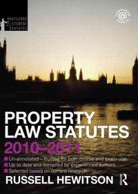 Produktbild: Property Law Statutes