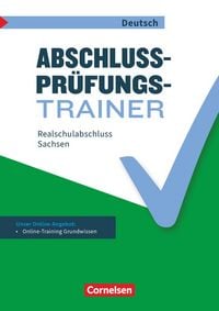 Produktbild: Abschlusspr&uuml;fungstrainer Deutsch - Sachsen - 10. Schuljahr