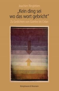 Produktbild: "Kein Ding sei wo das wort gebricht"