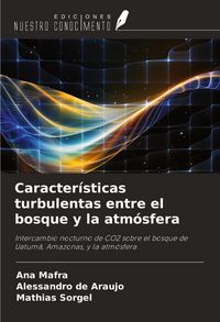 Produktbild: Caracter&iacute;sticas turbulentas entre el bosque y la atm&oacute;sfera