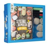 Produktbild: Kreativ-Set Steine bemalen f&uuml;r Kinder (Buch + Material)