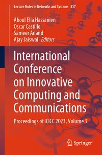 Produktbild: International Conference on Innovative Computing and Communications