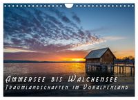 Produktbild: Ammersee bis Walchensee - Traumlandschaften im Voralpenland (Wandkalender 2027 DIN A4 quer), CALVENDO Monatskalender