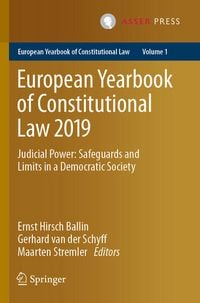 Produktbild: European Yearbook of Constitutional Law 2019