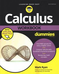 Produktbild: Calculus Workbook For Dummies with Online Practice , Third Edition