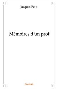 Produktbild: Memoires d un prof