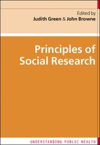 Produktbild: Principles of Social Research