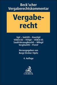 Produktbild: Beck'scher Vergaberechtskommentar Band 2: VgV, SektVO, KonzVgV, VOB/A-EU, VSVgV, VOB/A-VS, SaubFahrzeugBeschG, WRegV, VergStatVO, PreisV