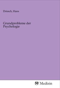 Produktbild: Grundprobleme der Psychologie