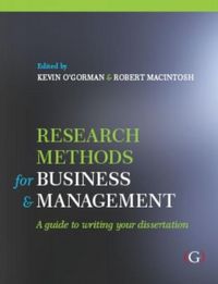 Produktbild: O'Gorman, K: Research Methods for Business and Management