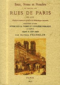 Produktbild: Estat, noms et nombre de toutes les rues de Paris en 1636.