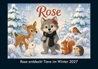 Produktbild: Rose entdeckt Tiere im Winter 2027 Fotokalender DIN A5