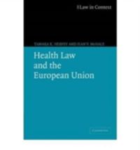 Produktbild: Hervey, T: Health Law and the European Union