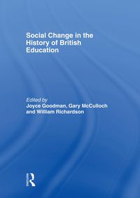 Produktbild: Social Change in the History of British Education