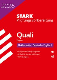 Produktbild: STARK Mathematik, Deutsch, Englisch 9. Klasse - Quali Mittelschule 2026 Bayern - Prüfungsvorbereitung