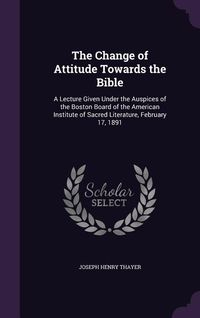 Produktbild: The Change of Attitude Towards the Bible