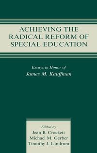 Produktbild: Achieving the Radical Reform of Special Education
