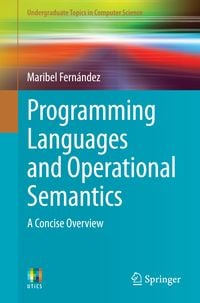 Produktbild: Programming Languages and Operational Semantics