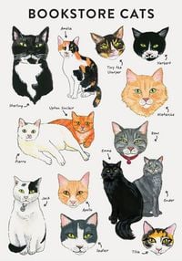 Produktbild: Bibliophile Flexi Journal: Bookstore Cats