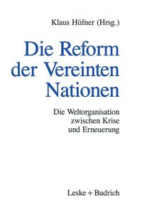 Produktbild: Die Reform der Vereinten Nationen